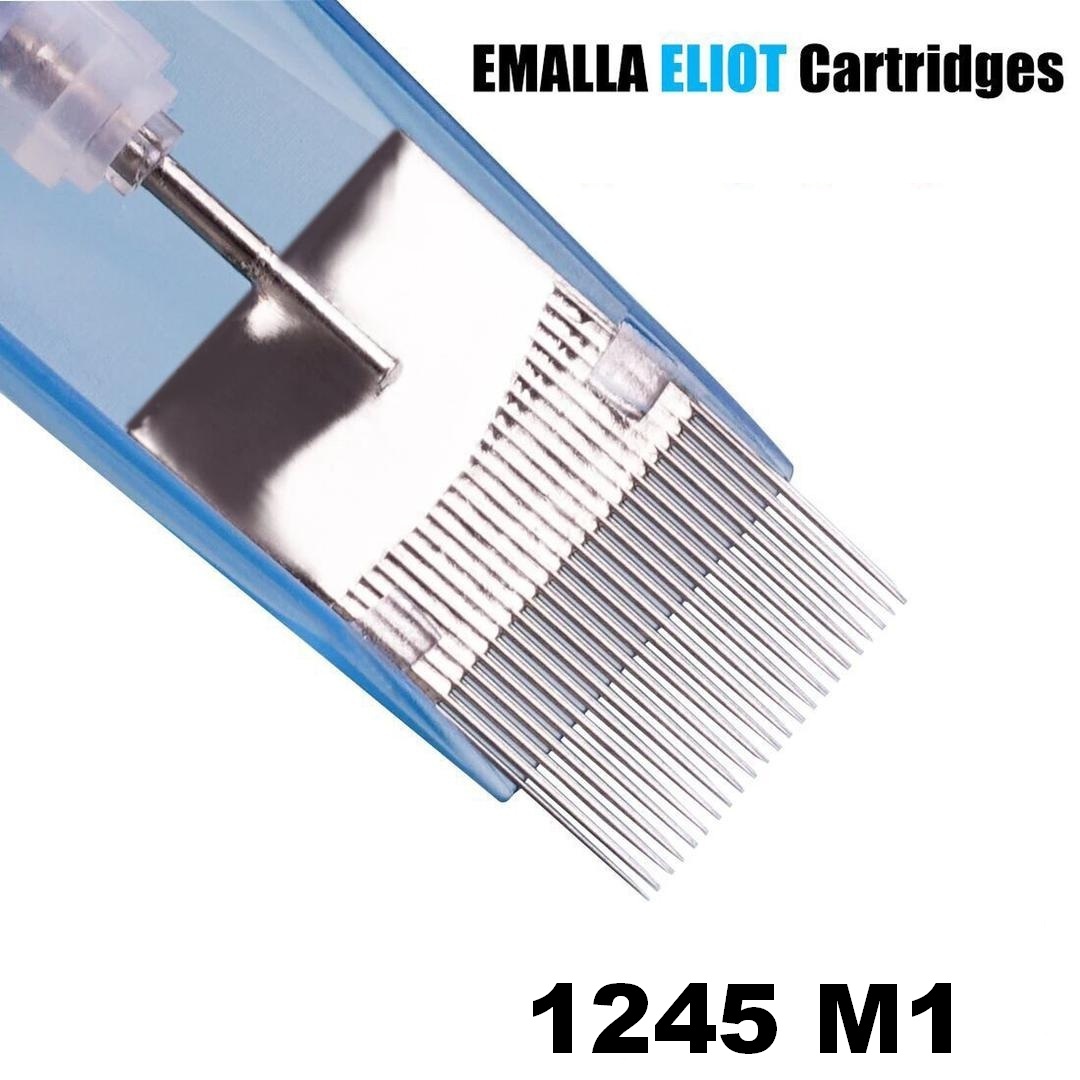 Emalla-Cartridge-Needles Eliot Big Magnum 1245 M1 Ø 35 Long Taper Con. 1pz